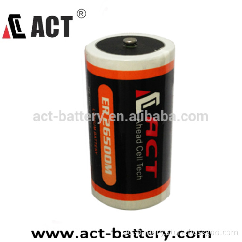 3.6V ER26500M spiral type lithium battery size C 9Ah